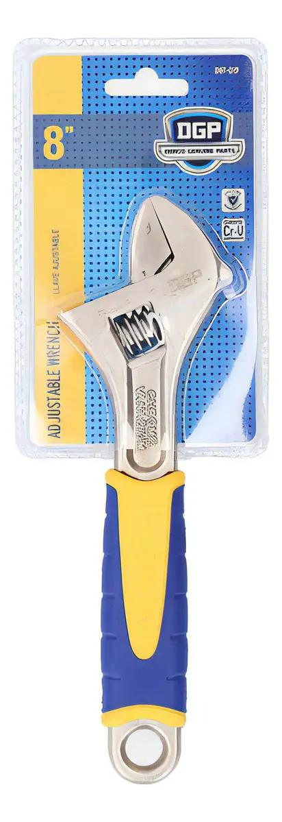 LLAVE FRANCESA CROMADA 8 PULGADAS - 3