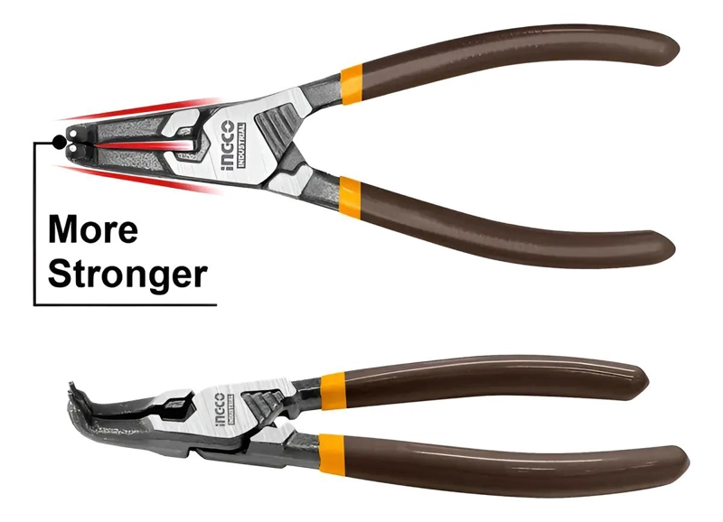 ALICATE DE SEGUROS SEEGER INTERNO CURVO 180MM - 3