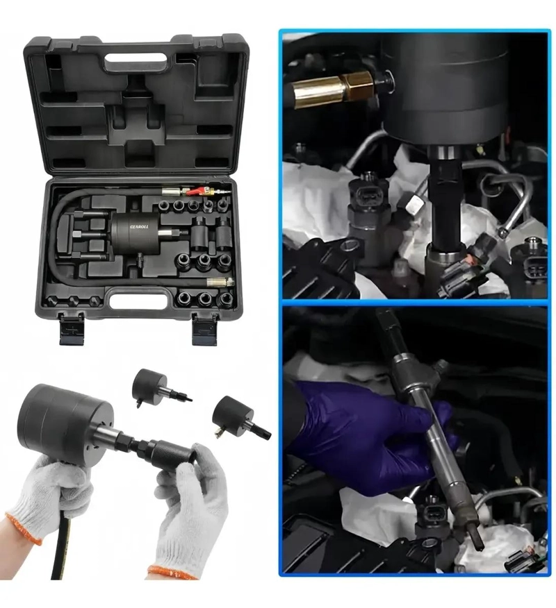 KIT PROFESIONAL EXTRACTOR DE INYECTORES DIE SEL UNIVERSAL - 3