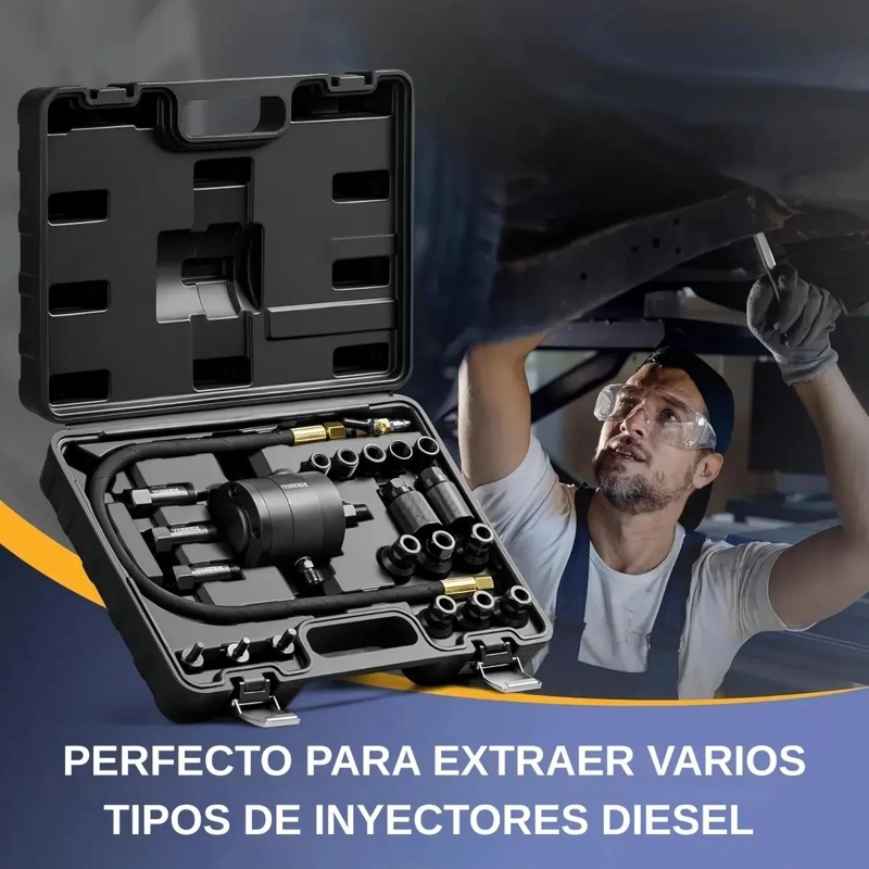 KIT PROFESIONAL EXTRACTOR DE INYECTORES DIE SEL UNIVERSAL - 5