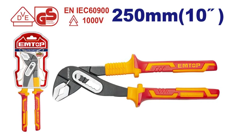 PINZA PICO DE LORO 10 PULGADAS AISLANTE 1000V - 3