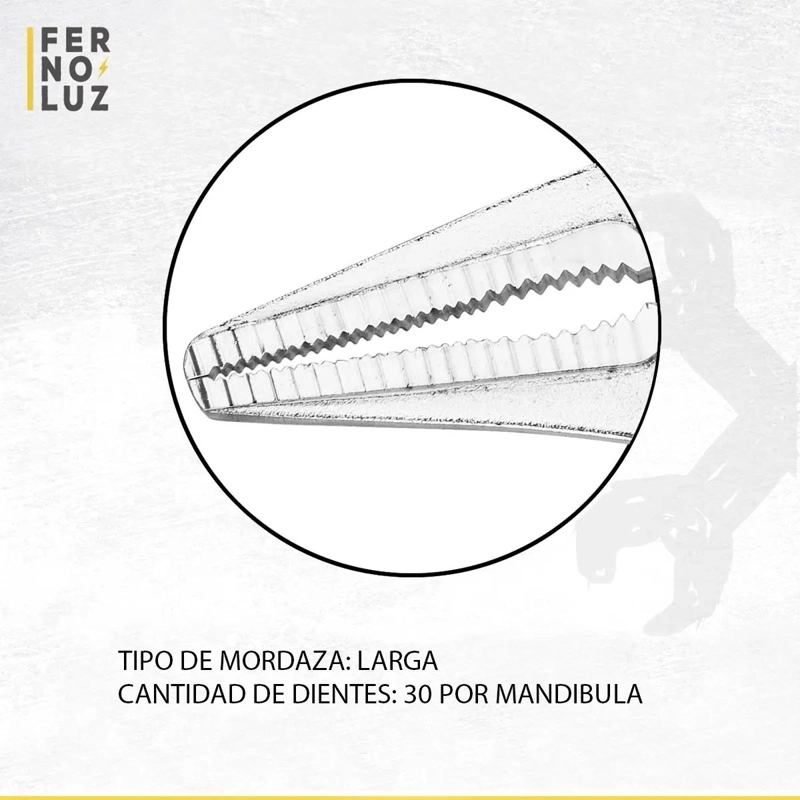PINZA DE PRESION PUNTA LARGA 9' - 2