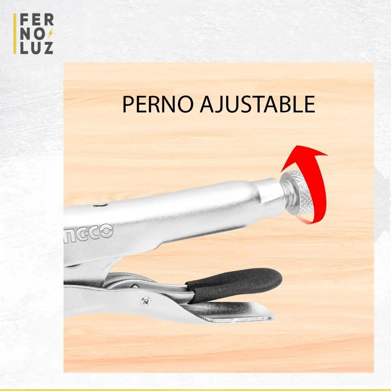 PINZA DE PRESION PUNTA LARGA 9' - 4