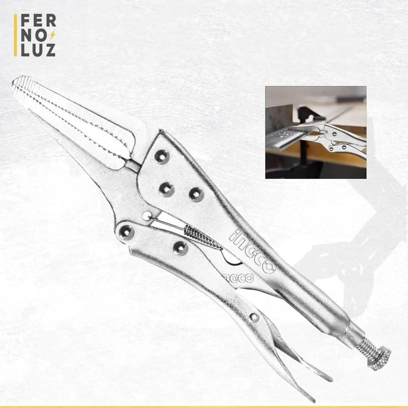 PINZA DE PRESION PUNTA LARGA 9' - 5