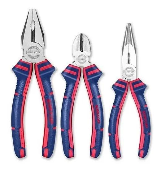 SET DE 3 ALICATES DE CROMO VANADIO PARA CORTAR - 1