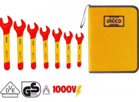 JUEGO DE 7 LLAVES DE BOCA AISLADAS 1000V - 2