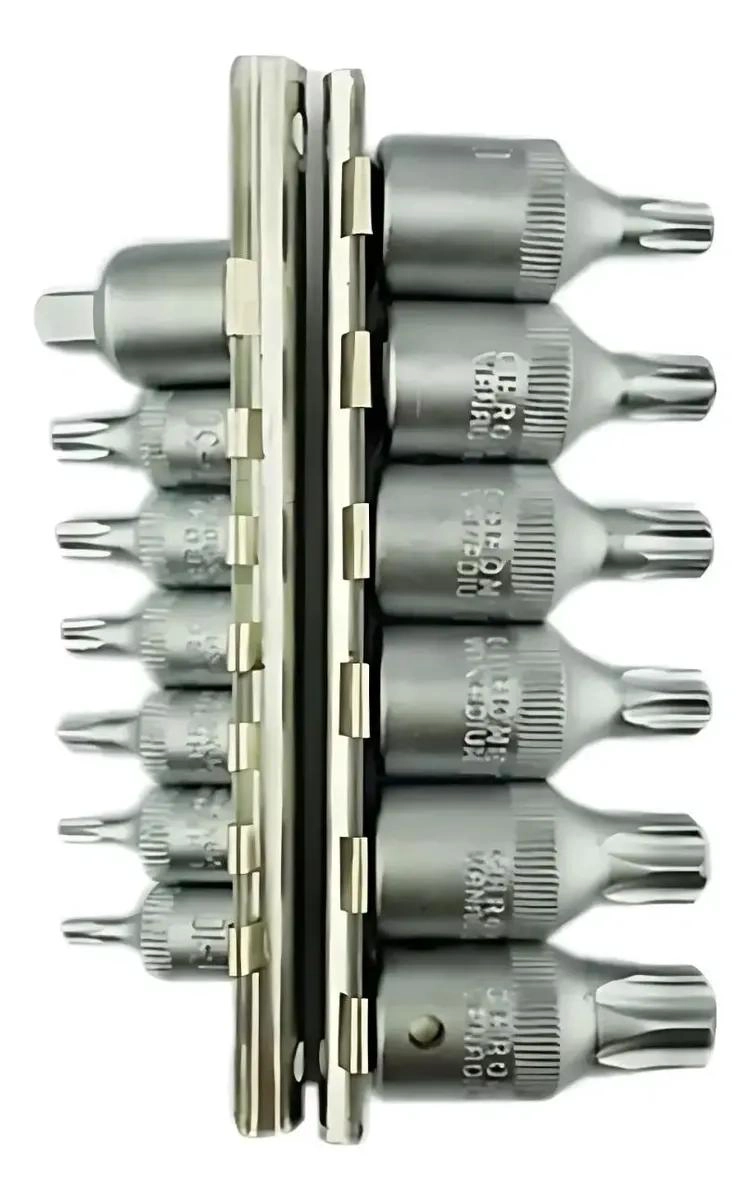 SET DE DADOS TORX MACHO 15 PIEZAS PROFESIONAL - 2