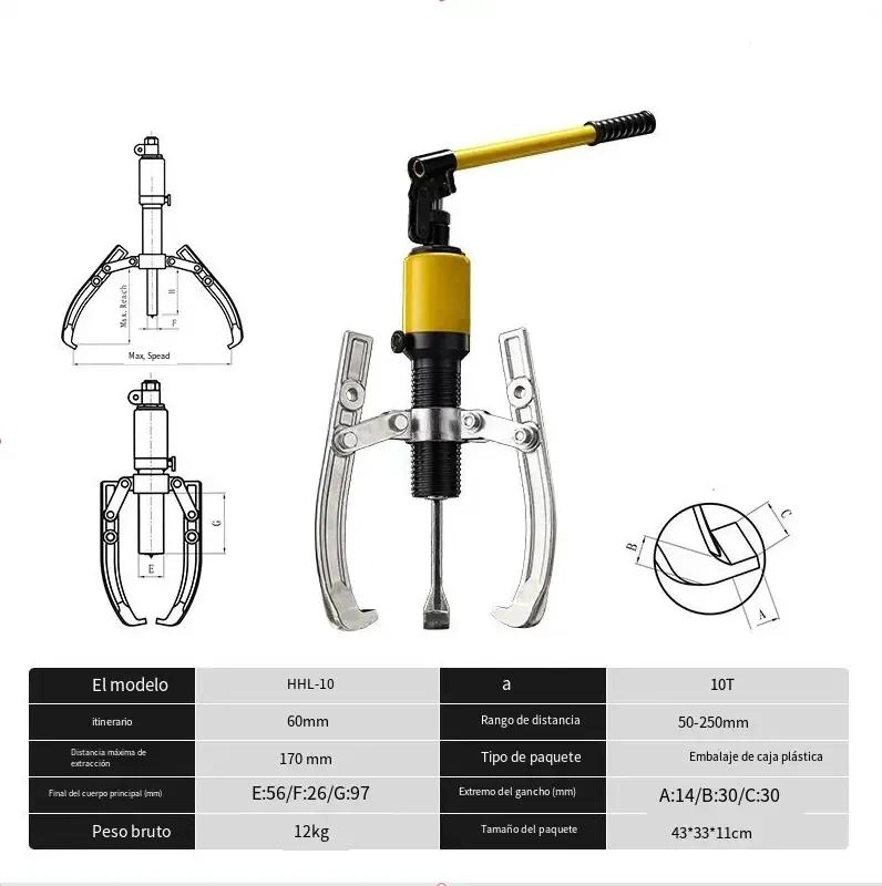 EXTRACTOR HIDRAULICO DE RODAMIENTOS 10 TONELADAS 5-25 CM - 4