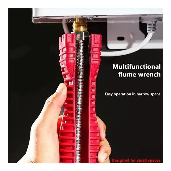 LLAVE AJUSTABLE MULTIUSO FLEXIBLE PARA DESAGÜE DE COCINA - 5