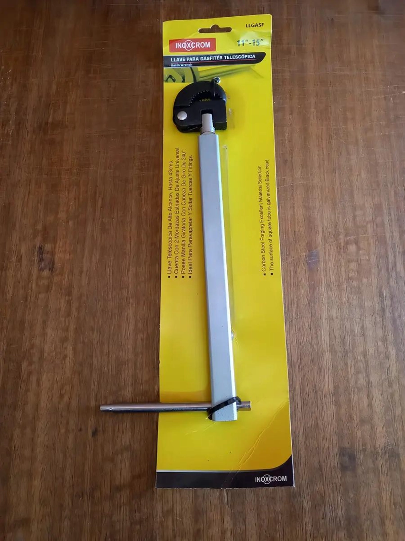 LLAVE TELESCOPICA PARA GASFITER 43 CM - 2