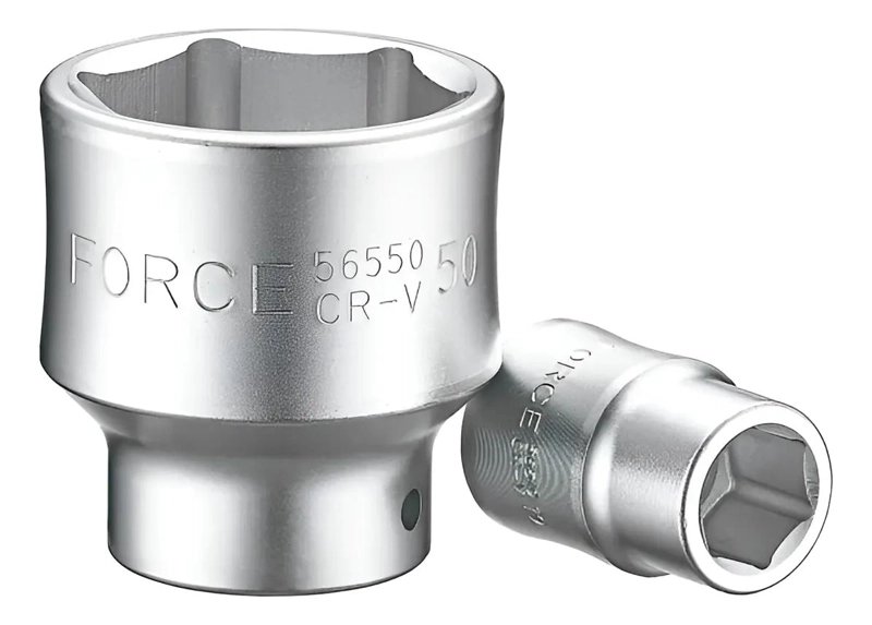 DADO HEXAGONAL 3/4'' 23MM ACERO AL CROMO VANADIO - 1