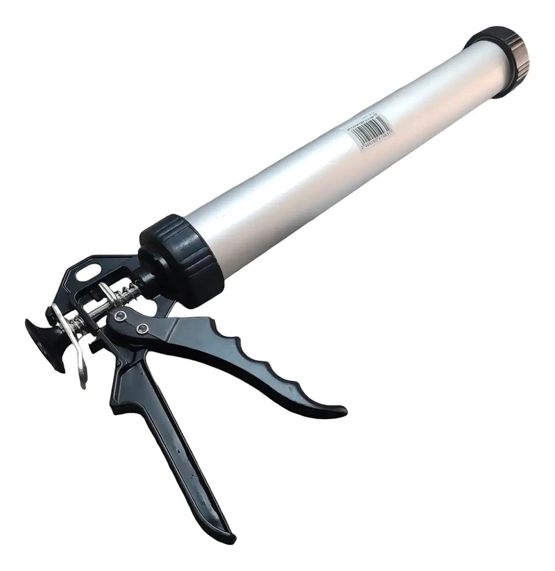 PISTOLA CALAFATERA DE ALUMINIO PARA SILICONA Y ADHESIVOS - 3