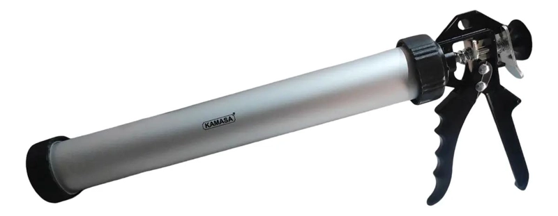 PISTOLA CALAFATERA DE ALUMINIO PARA SILICONA Y ADHESIVOS - 4