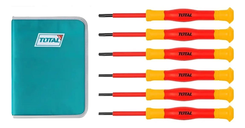 KIT DE 6 DESTORNILLADORES DE PRECISION AISLADOS - 1