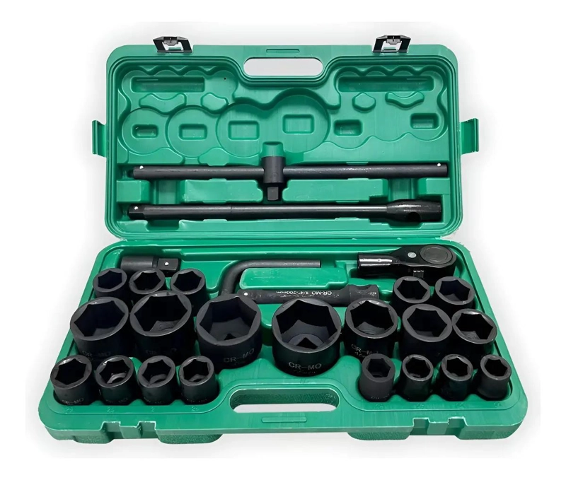 SET DE DADOS DE IMPACTO 3/4 Y 1 PULGADA 26 PIEZAS - 1