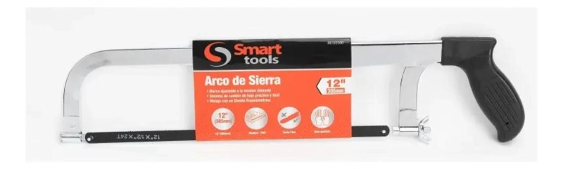 ARCO DE SIERRA AJUSTABLE DE 12'' CON MANGO ERGONOMICO - 2