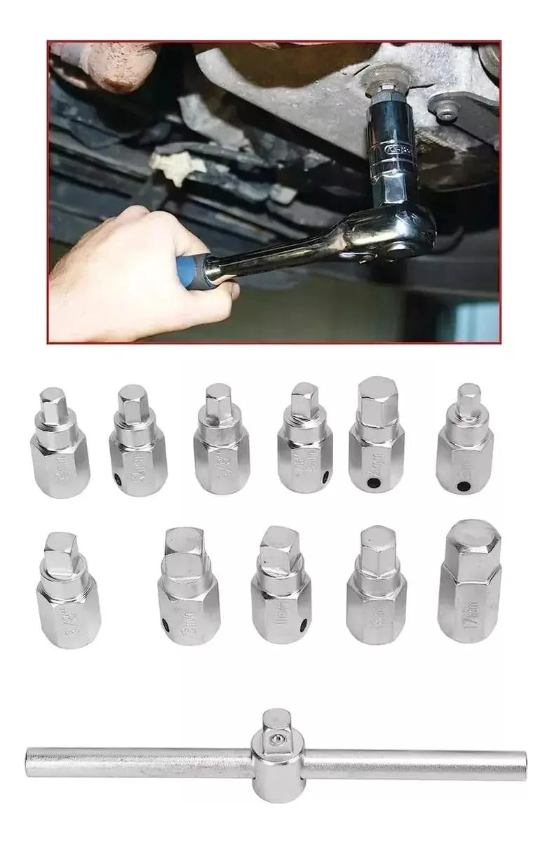 KIT DE DADOS ALLEN Y CUADRADO PARA TAPON DE CARTER - 3