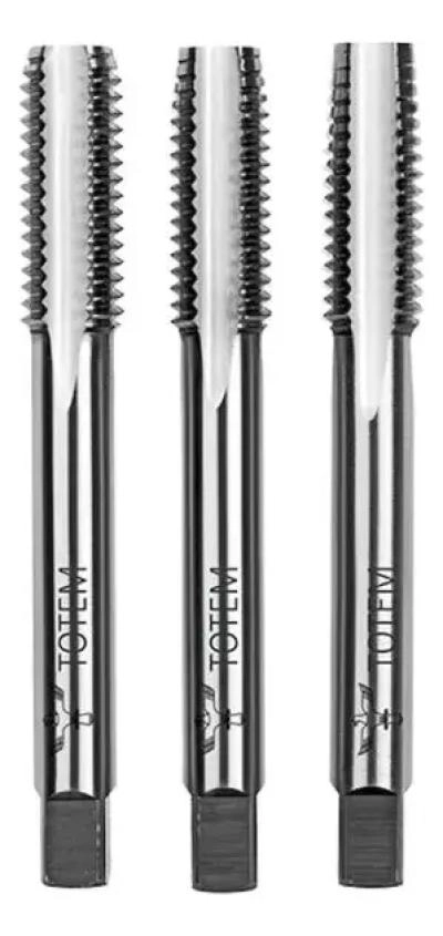 JUEGO DE MACHOS ME TRICO M8 PASO 1.25 MM 3 PIEZAS - 1