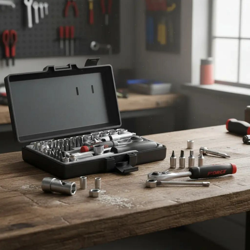 JUEGO DE DADOS Y PUNTAS 1/4'' DE 42 PIEZAS - 3