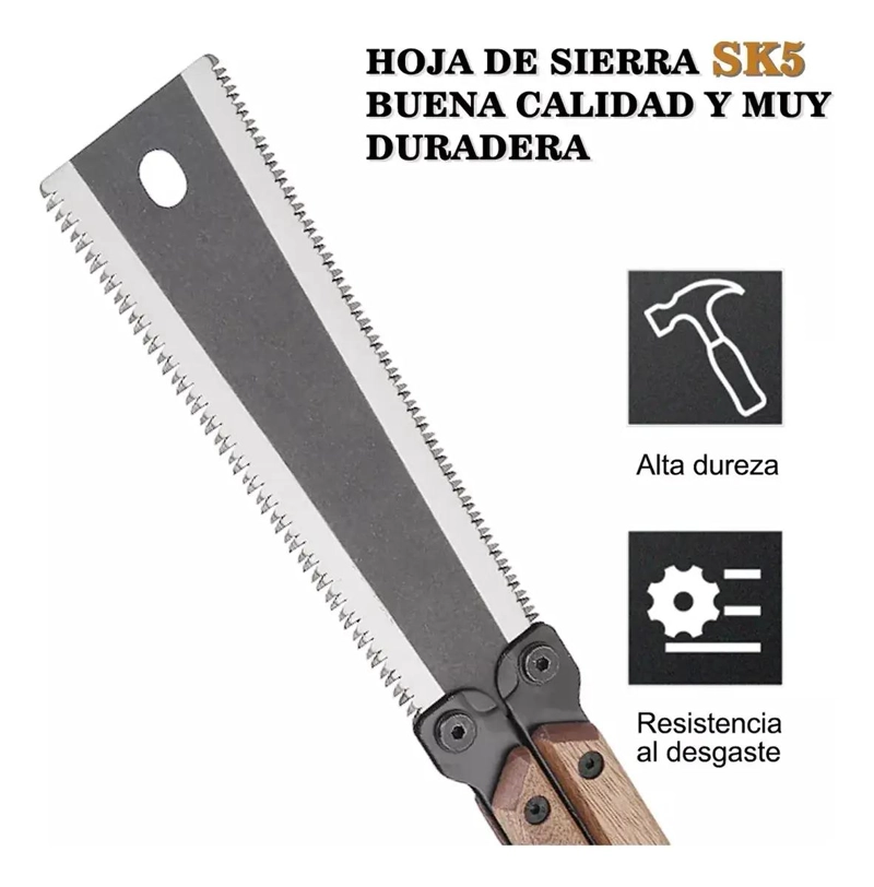 SERRUCHO JAPONE S PLEGABLE PORTATIL 30 CM - 4