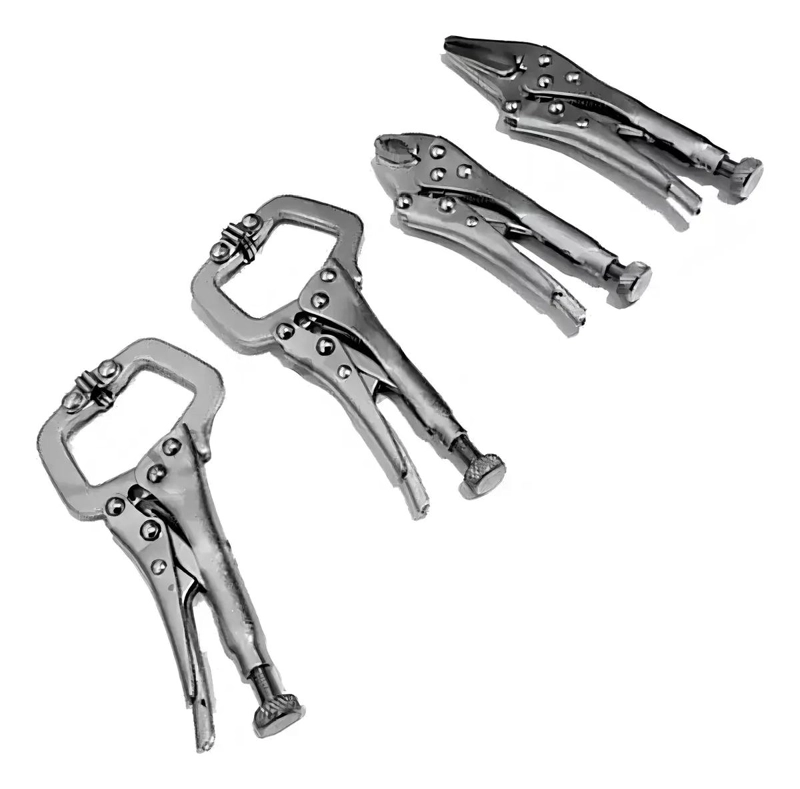 ALICATES DE PRESION DE ACERO CROMADO 12.5CM - 1
