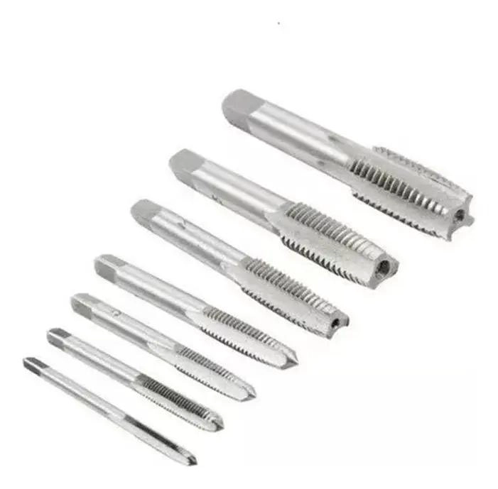 SET DE TERRAJAS MACHO 8 PIEZAS ACERO AL CARBONO - 4