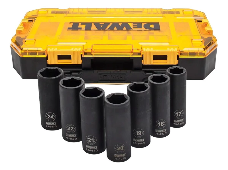 SET DE DADOS DE IMPACTO 1/2 PULGADA 7 PIEZAS - 1