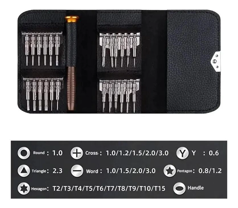 KIT PORTATIL DE DESTORNILLADORES 25 EN 1 - 3
