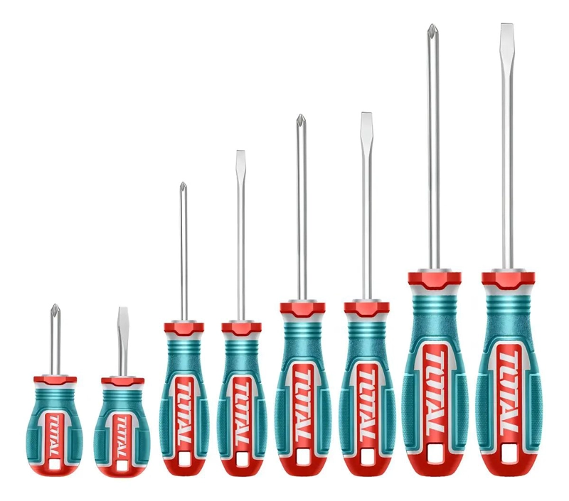 KIT 8 DESTORNILLADORES IMANTADOS PHILLIPS Y PLANO - 5