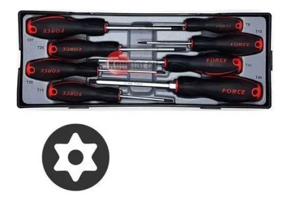 JUEGO DE 8 DESTORNILLADORES TORX DE PRECISION - 2