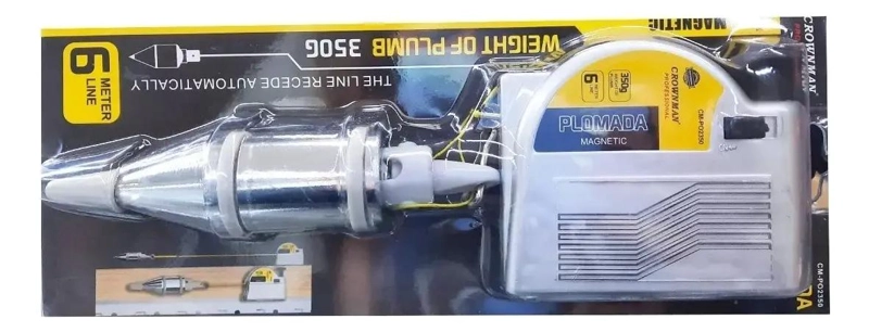 PLOMADA MAGNE TICA AUTOMATICA 350G PARA ALBAÑIL - 2