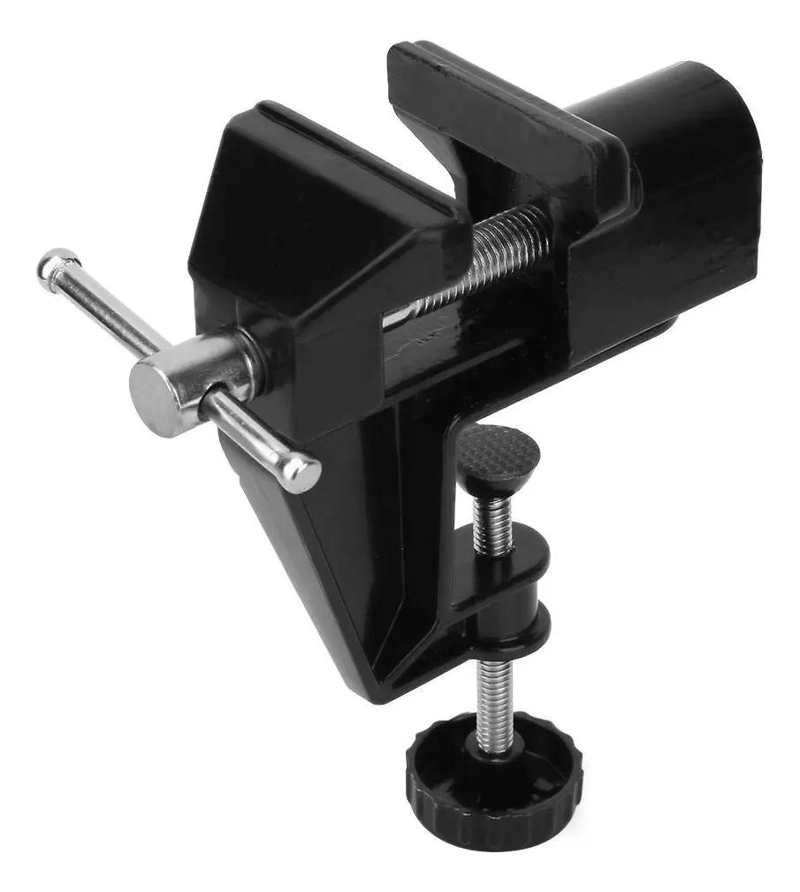 MINI PRENSA DE BANCO CON ROTACION DE ALEACION DE ALUMINIO - 3