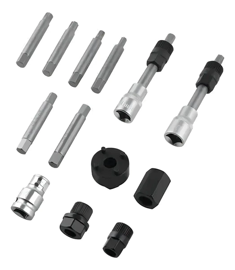 SET DE 13 PUNTAS DADOS PARA EXTRACTOR DE POLEAS DE ALTERN - 4