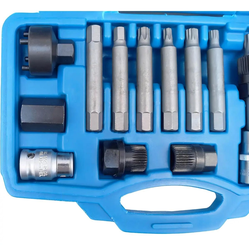 SET DE 13 PUNTAS DADOS PARA EXTRACTOR DE POLEAS DE ALTERN - 5