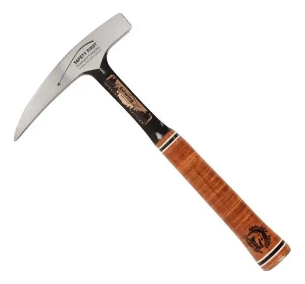 MARTILLO GEOLOGICO 22 OZ CON MANGO DE CUERO - 1