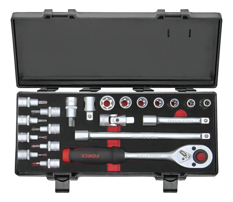JUEGO DE DADOS TORX HEMBRA Y MACHO 21 PIEZAS - 1
