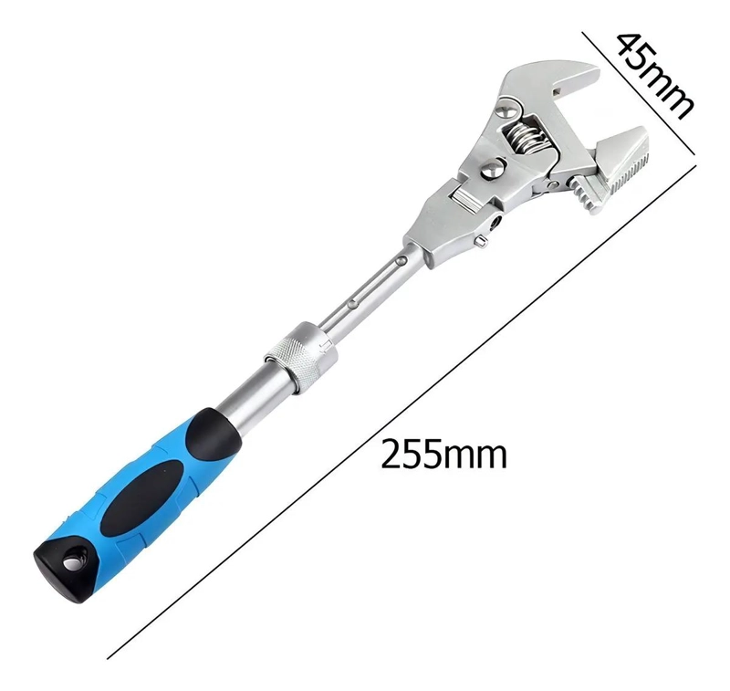 LLAVE RETRACTIL FRANCESA CON TRINQUETE Y CABEZAL 180° - 3