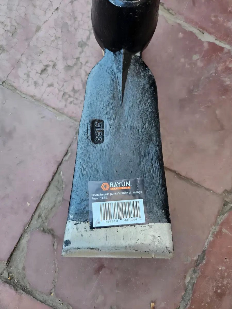 AZADON DE 5 LBS CON MANGO DE MADERA - 3
