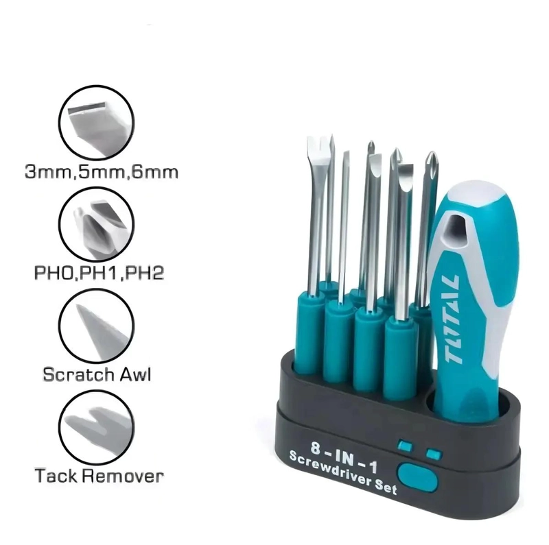 SET DE DESTORNILLADORES INTERCAMBIABLES 9 PCS - 6