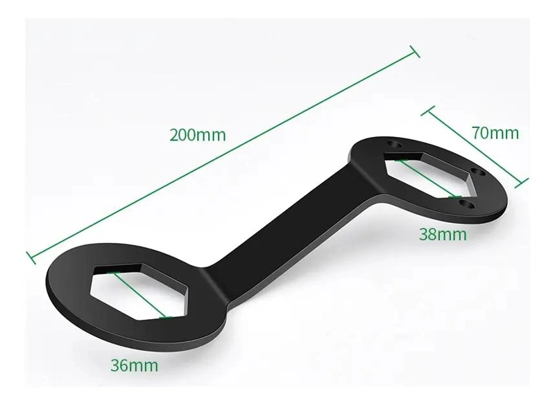 LLAVE PARA TUERCAS DE LAVADORAS DOBLE EXTREMO 36/38MM - 3