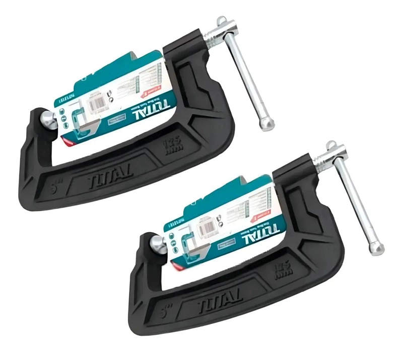 PACK 2 PRENSAS TIPO C 5 PULGADAS 125MM - 1