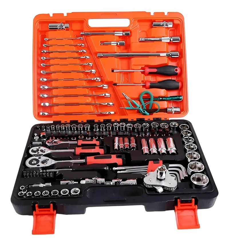 SET DE 121 PIEZAS DE DADOS Y LLAVES 1/2, 3/8 Y 1/4 - 2