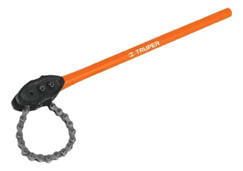 LLAVE DE CADENA TIPO CAIMAN MANGO 28 USO PESADO - 1