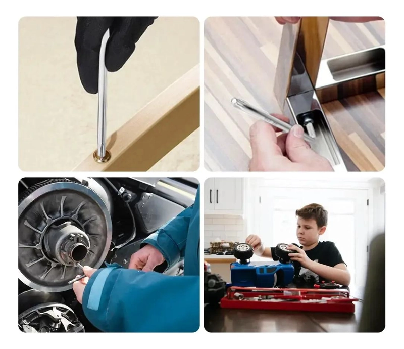 JUEGO DE LLAVES TORX CON ACABADO CROMADO - 5
