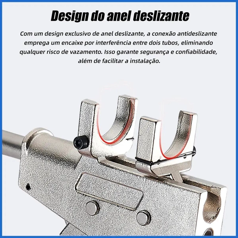 KIT PRENSA PARA TUBERIA PEX 16-25MM CON TIJERA Y ABOCARDA - 4