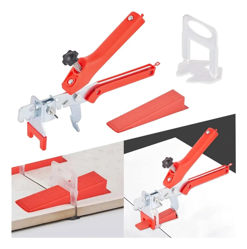 KIT NIVELADORES PARA BALDOSAS CON CUÑAS Y ALICATE - 1
