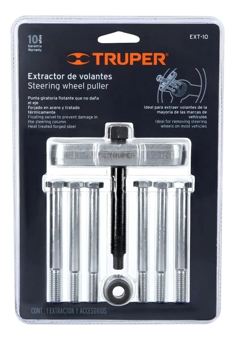 EXTRACTOR PARA ENGRANAJES CON ORIFICIO ROSCADO JUEGO 10 - 1