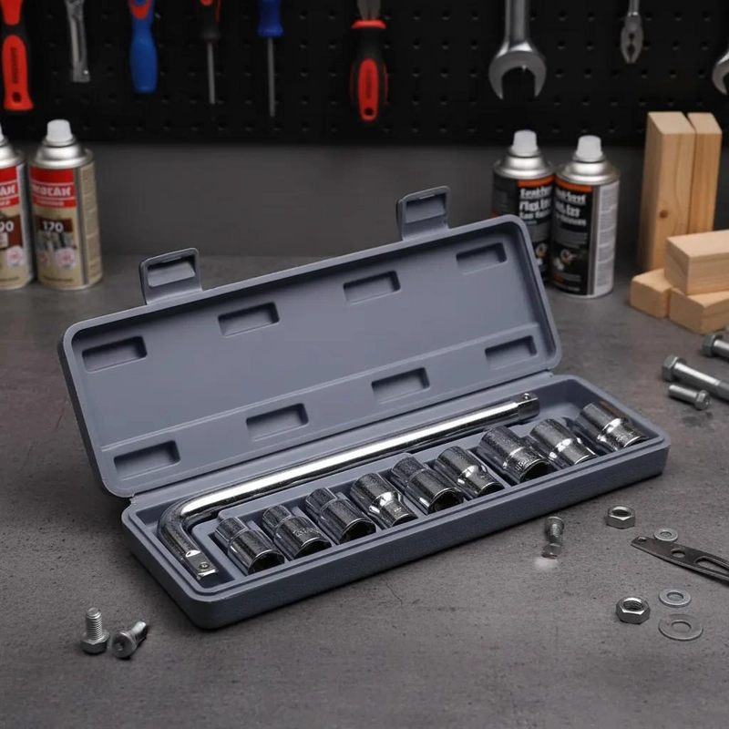 SET DE DADOS HEXAGONALES 1/2 CON EXTENSION - 3