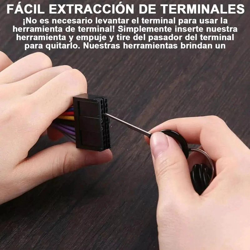 KIT DE HERRAMIENTAS PARA EXTRACCION DE TERMINALES - 4