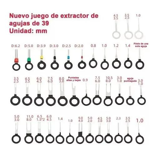 KIT DE HERRAMIENTAS PARA EXTRACCION DE TERMINALES - 9